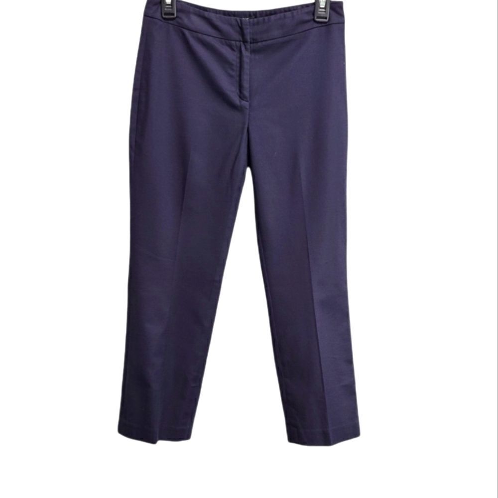 NIC+ZOE Navy Blue Office‎ Ankle Pants Size 2P